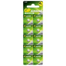 Бутонна алкална батерия GP164 LR-621/ 10бр./pack цена за 1 бр./ 1.55V AG1 GP