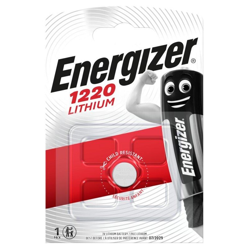 Бутонна батерия литиева ENERGIZER  CR1220 3V, ENERG-BL-CR1220