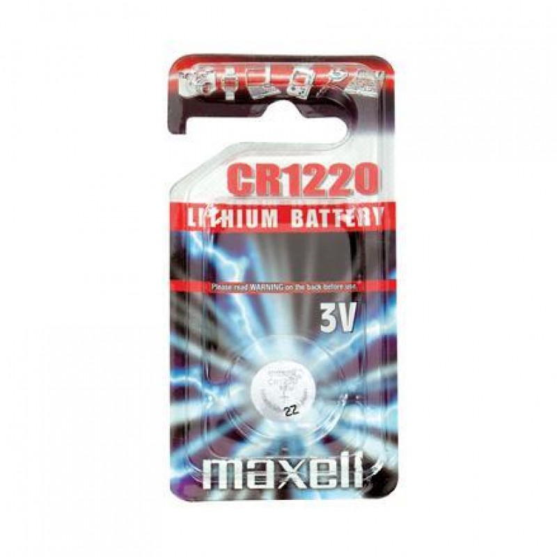 Бутонна батерия литиева MAXELL  CR1220 3V, ML-BL-CR1220