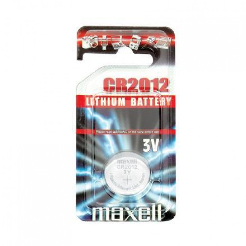 Бутонна батерия литиева MAXELL CR2012 3 V, ML-BL-CR2012