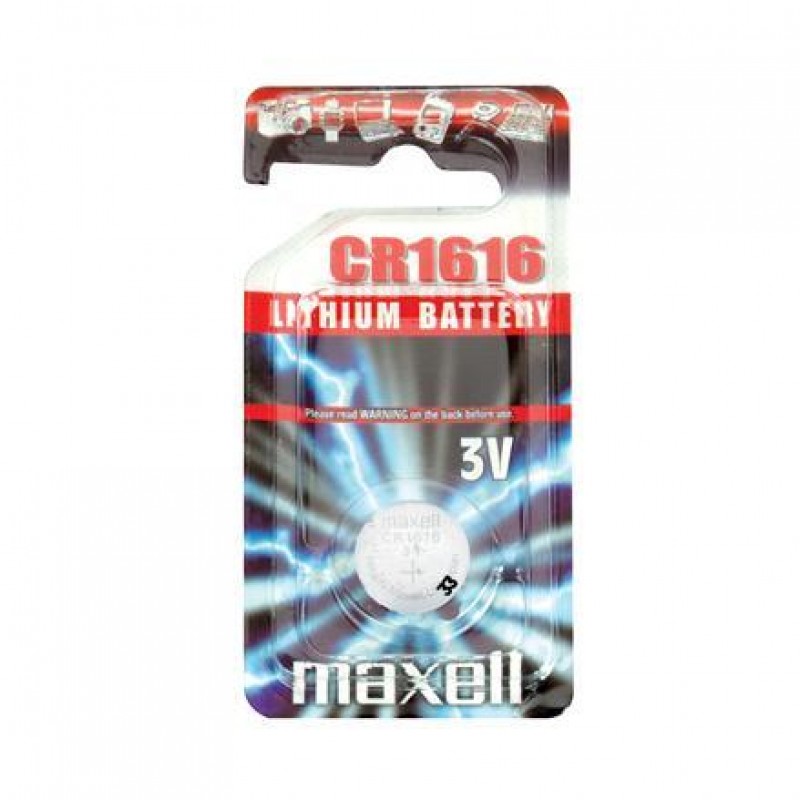 Бутонна литиева батерия MAXELL CR1616 3V, ML-BL-CR1616