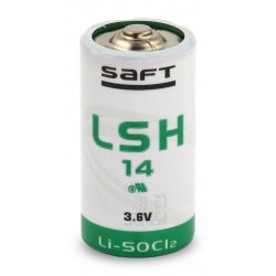 Литиево тионил батерия 3,6V 5.8Ah  C, R14, LSH14, LS26500  STD /с пъпка/ SAFT