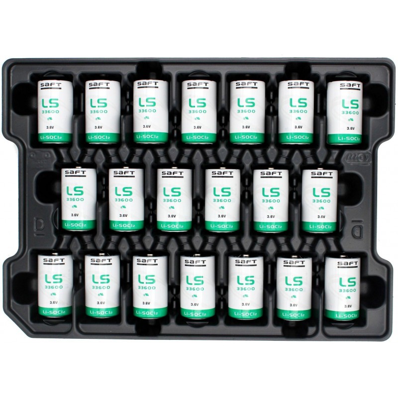 Литиево тионил хлоридна батерия SAFT LSH20, LS33600 3,6V R20 17Ah STD /с пъпка/