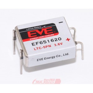 Литиево тионилхлоридна  батерия LTC-5PN   industrial 3,6V  550mAh EVE BATTERY