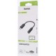 HAMA Аудио адаптер, USB-C мъжко - 3.5 mm аудио жак женско, Стерео, Черен