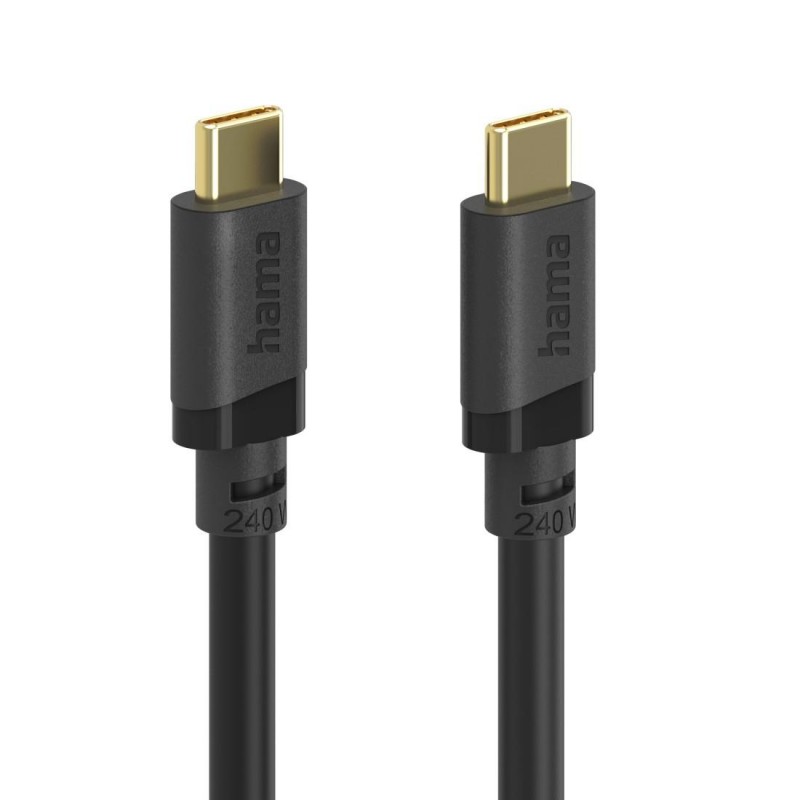HAMA Кабел USB-C E-Marker чип USB 3.2 Gen1, 5 Gbit/s, 240 W, 1.5 м