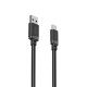 HAMA Кабел  USB-C - USB-А мъжко, 1 м, 480Мbit/ 3А,черен