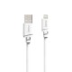 HAMA Кабел за зареждане USB-А -Lighntning , 2 m, Бял