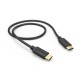 HAMA Кабел за зареждане, USB-C - USB-C, 0,5 м, черен, HAMA-201706