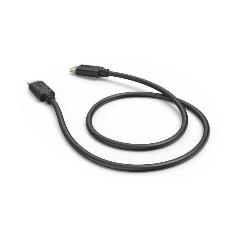 HAMA Кабел за зареждане, USB-C - USB-C, 0,5 м, черен, HAMA-201706