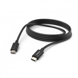 Hama Кабел за зареждане, USB-C - USB-C, 3 м, черен