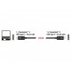 Кабел Delock Thunderbolt 3 (20 Gb/s) USB-C,  мъжко - мъжко, 2.0 м, 3 A, Черен-DELOCK-84847
