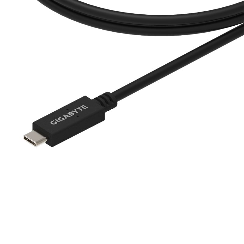 Кабел GIGABYTE USB Type-C мъжко към USB Type-C мъжко  3.2Gen, 1 м 10Gbp/s, GA-CABLE-TYPEC