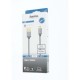 Кабел HAMA 200502, USB-C мъжко - USB-A мъжко, 0.75 м., 5 звезди, 480Mbit/s, Черен, HAMA-200502