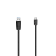 Кабел HAMA 200651 USB-C мъжко-USB-A мъжко, USB 3.2 Gen 1, 5Gbit/s, 0.25 м., Черен-HAMA-200650