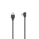 Кабел HAMA USB-C мъжко- USB A, 90°, 0.75 м, USB 2.0, 480Mbit/s, Черен-HAMA-200646
