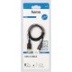 Кабел Hama Flexi-Slim USB-C - USB-A 2.0 мъжко, 0.75м,тънък, позлатен, черен-HAMA-200634