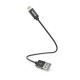 Кабел за зареждане HAMA USB-A - Lightning, 0.2м, черен, HAMA-201578