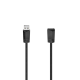 Удължителен кабел HAMA, USB-A женско - USB-A мъжко, 3 м, 480 Mbit/s, Черен-HAMA-200620
