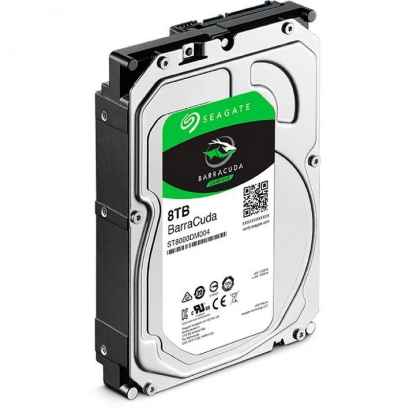 Хард диск SEAGATE BarraCuda, 8TB, 256MB, 7200 rpm,  SATA 3, ST8000DM004-HDD-SATA3-8TB-SEAG-DM004