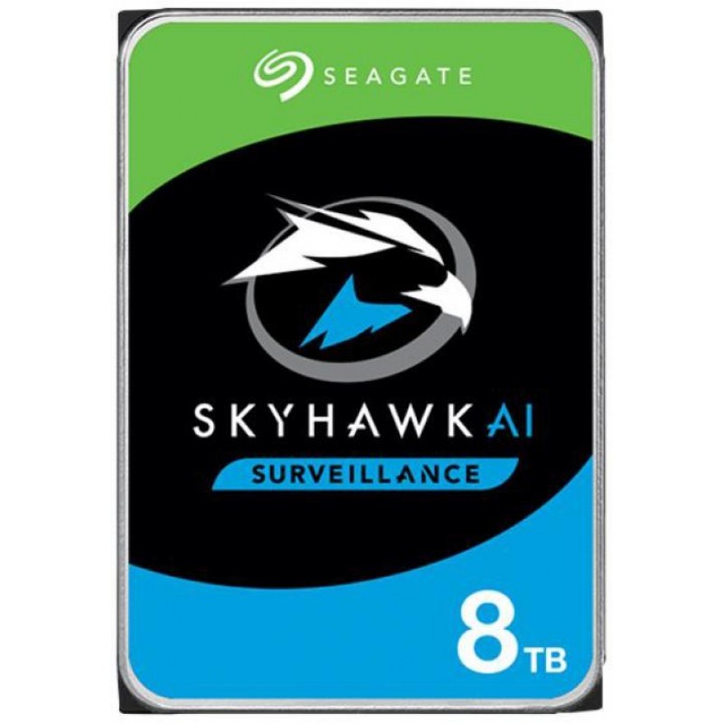 Хард диск SEAGATE SkyHawk AI, 8TB, 256MB Cache, SATA 6.0Gb/s, HDD-SATA3-8TB-SEAG-VE001
