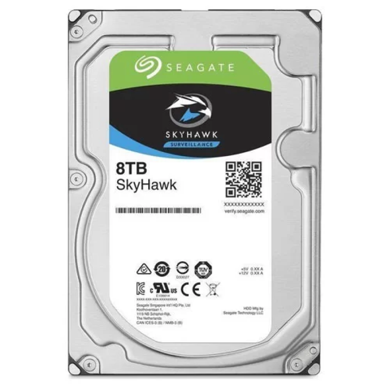 Хард диск SEAGATE SkyHawk Surveillance 8TB, 256MB Cache, SATA 6.0Gb/s, HDD-SATA3-8TB-SEAG-VX010