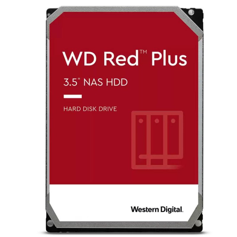 Хард диск WD Red Plus, 10TB, 256MB Cache, SATA3 6Gb/s-HDD-SATA-10TB-WD-EFBX