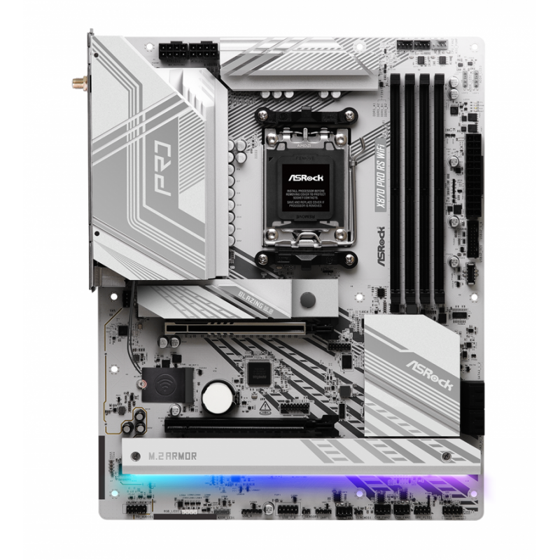 Дънна платка ASROCK X870 PRO RS WIFI, Socket AM5, ASR-MB-X870-PRO-RS-WF