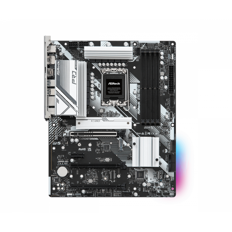 Дънна платка ASRock B760 Pro RS, LGA1700, DDR5, ATX, ASR-MB-B760-PRO-RS