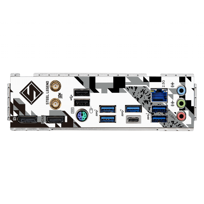 Дънна платка ASRock B760M Steel Legend WIFI, LGA1700, DDR5, mATX, ASR-MB-B760M-STEEL-WIFI