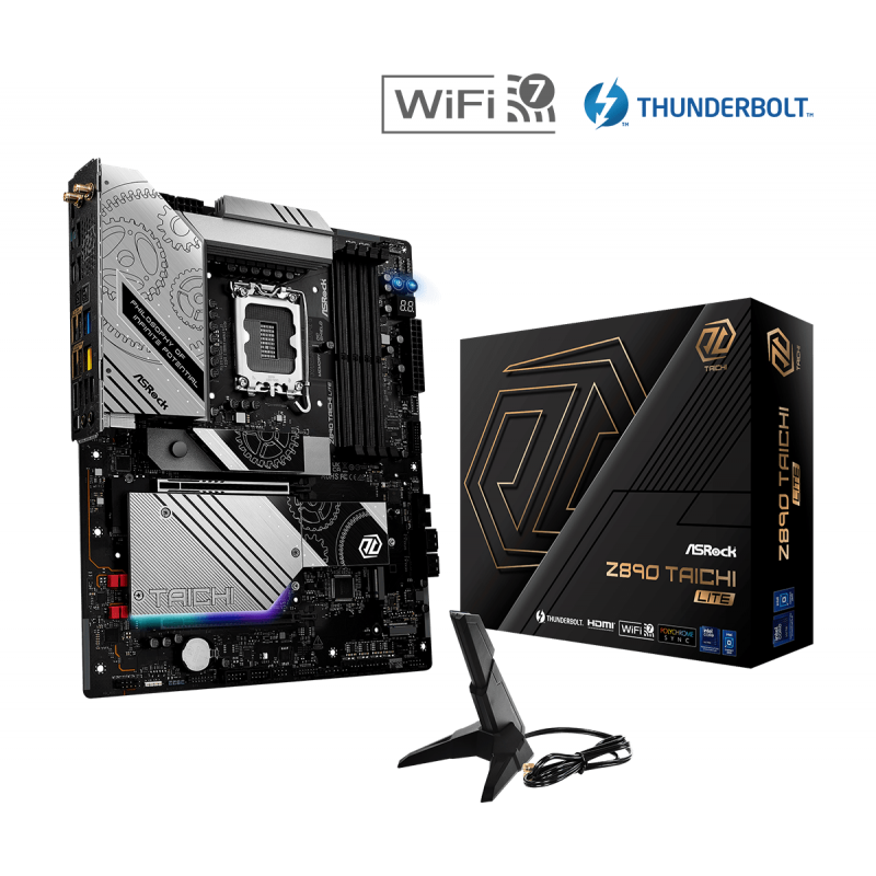 Дънна платка ASRock Z890 TAICHI LITE WIFI, LGA 1851, ASR-MB-Z890-TAICHI-LITE