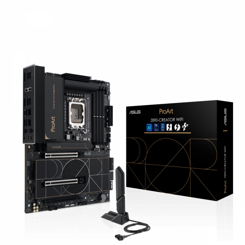 Дънна платка ASUS ProArt Z890-CREATOR WIFI, LGA 1851, ASUS-MB-PROART-Z890-C-WF