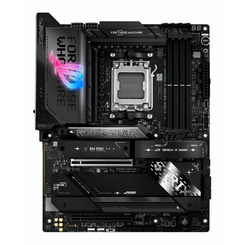 Дънна платка ASUS ROG STRIX X870E-E GAMING WIFI AM5 DDR5, ASUS-MB-STRIX-X870E-E
