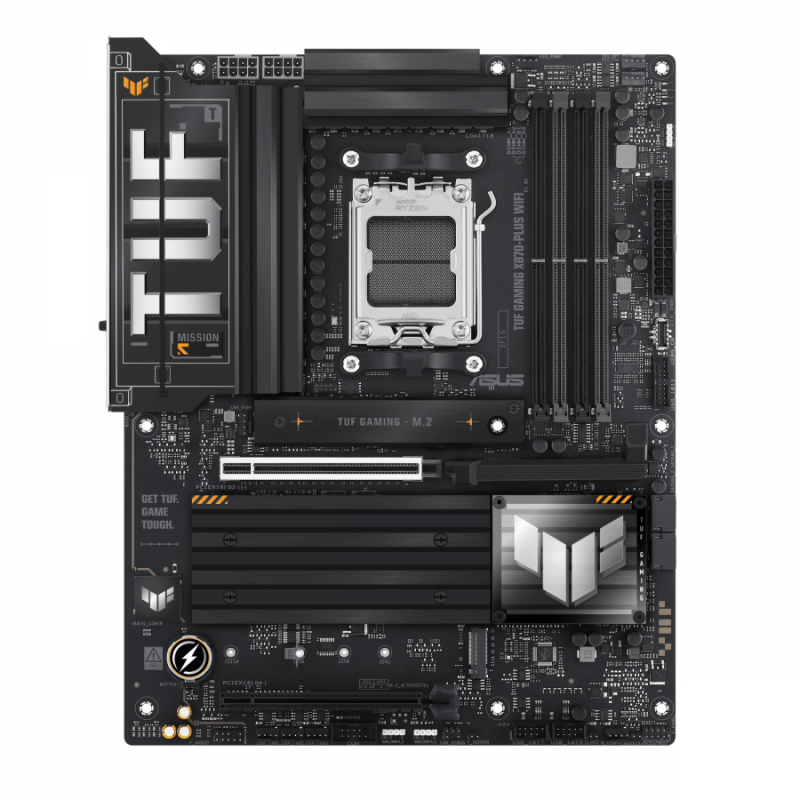Дънна платка ASUS TUF GAMING X870-PLUS WIFI AM5 DDR5, ASUS-MB-TUF-X870-P-WF