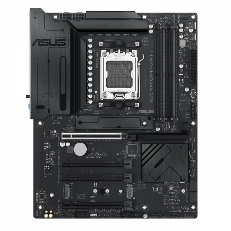 Дънна платка ASUS X870 MAX GAMING WiFi7 AM5 DDR5, ASUS-MB-X870-MAX-G-WF