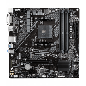 Дънна платка GIGABYTE A520M-DS3H, Socket AM4, mATX, 4xDDR4, M.2