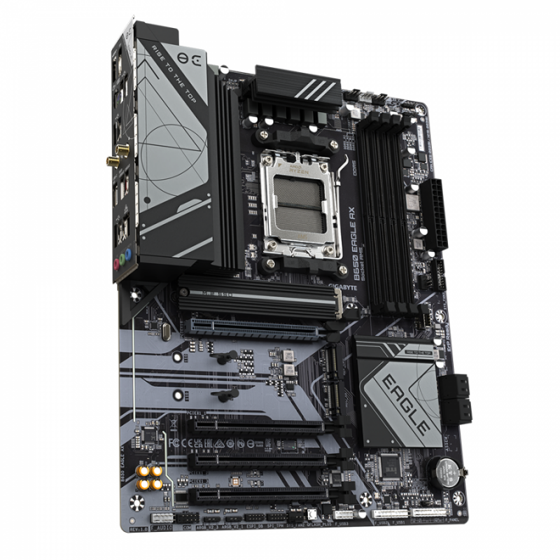 Дънна платка GIGABYTE B650 EAGLE AX, Socket AM5, WiFi 6E, DDR5, GA-MB-B650-EAGLE-AX