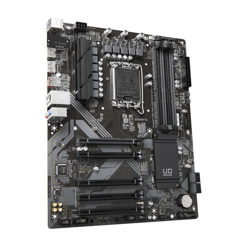 Дънна платка GIGABYTE B760 DS3H, socket 1700, ATX 4xDDR4, GA-MB-B760M-DS3H-D4