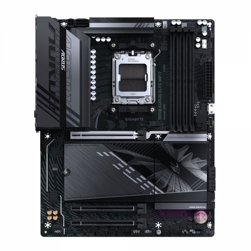 Дънна платка GIGABYTE B850 AORUS ELITE WIFI7 socket AM5, GA-MB-B850-A-ELITE-WF7