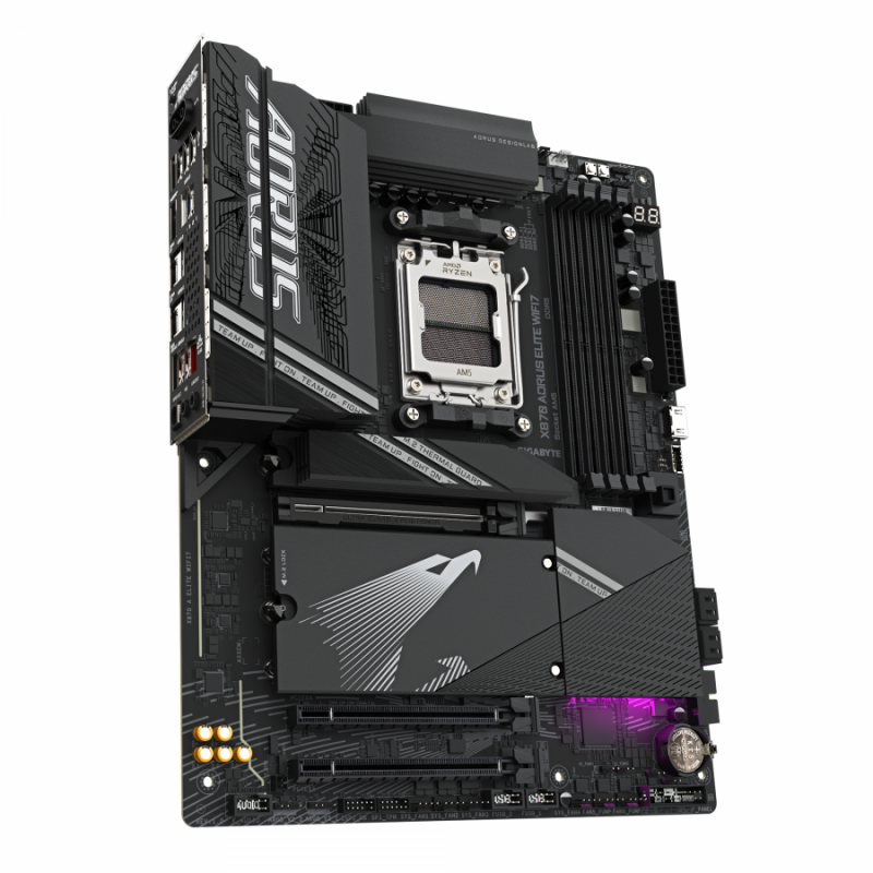 Дънна платка GIGABYTE X870 AORUS ELITE  WIFI 7, Socket AM5, GA-MB-X870-A-ELITE-WF7