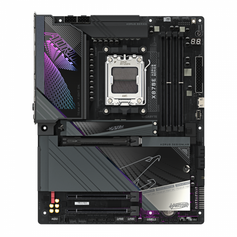 Дънна платка GIGABYTE X870E AORUS MASTER, Socket AM5, GA-MB-X870E-AORUS-MASTER