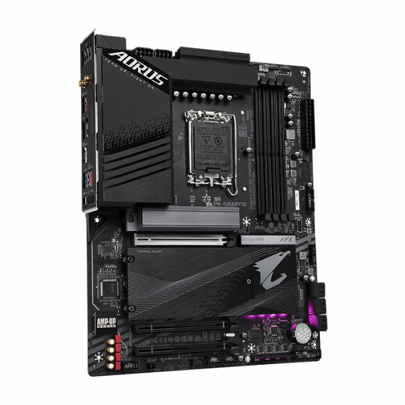 Дънна платка GIGABYTE Z790 AORUS ELITE AX LGA 1700, PCIe 5.0, ATX, Wi-Fi 6E, RGB Fusion, DDR5, GA-MB-Z790-AORUS-ELITE-AX