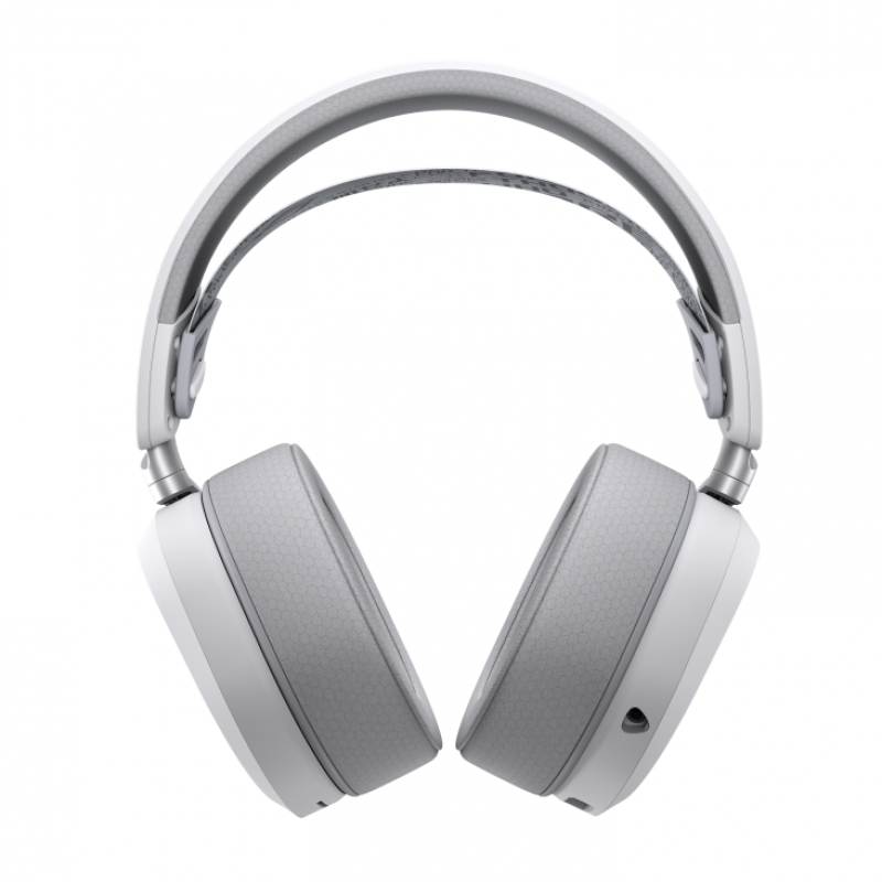 Геймърски безжични слушалки ASUS ROG Pelta White - USB-C, Aura Sync RGB