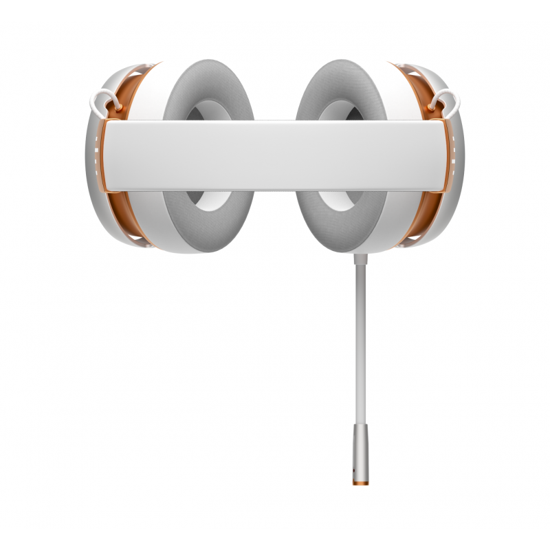 Геймърски безжични слушалки Dark Project Sono Wireless - White/Gold, FSH-DPP-HS-SONO-W-WHITE