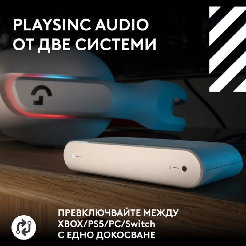 Геймърски безжични слушалки Logitech ASTRO A20 X Lightspeed - Бял