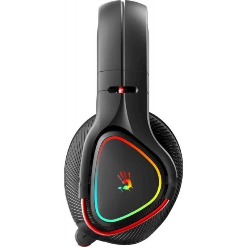 Геймърски слушалки A4TECH Bloody MR720 Naraka, RGB, Bluetooth + USB, Черни, A4-HEAD-MR720-Naraka