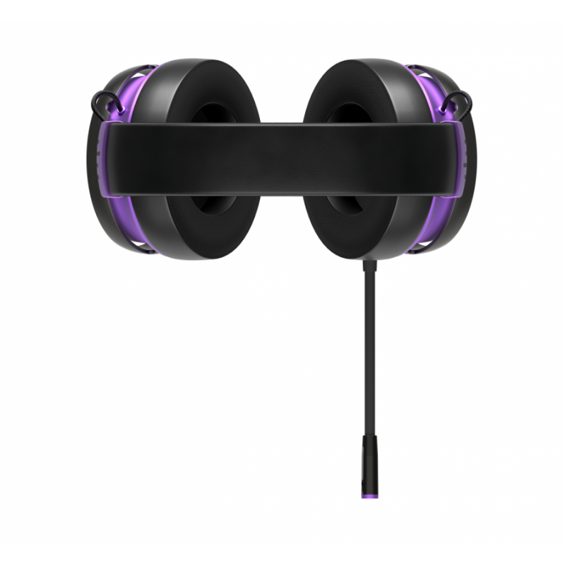 Геймърски слушалки Dark Project Sono Wired - Black/Violet, FSH-DPP-HS-SONO-BLACK
