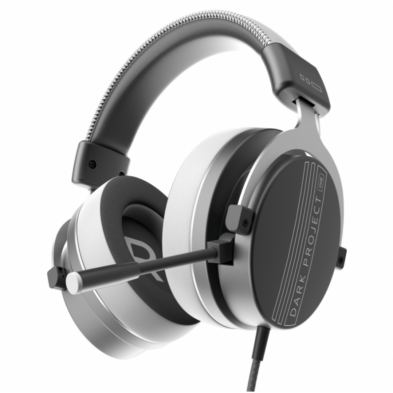 Геймърски слушалки Dark Project Vexo Wired - Gray, FSH-DPP-HS-VEXO-GREY