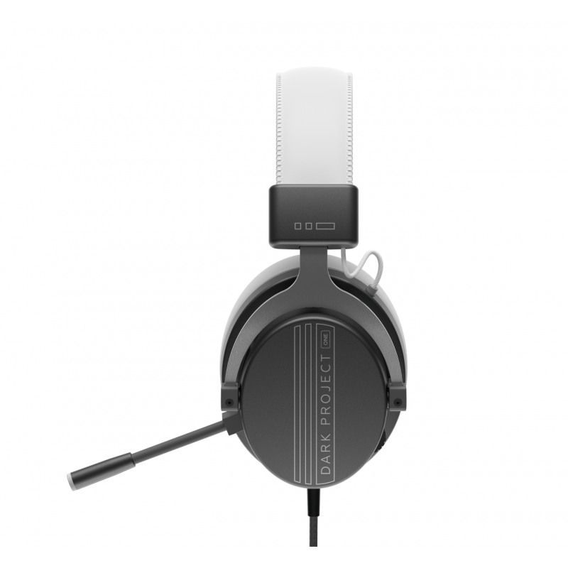 Геймърски слушалки Dark Project Vexo Wired - Gray, FSH-DPP-HS-VEXO-GREY