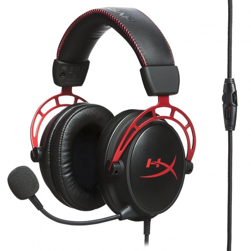 Геймърски слушалки HyperX Cloud Alpha Red, HX-HEAD-CA-RD